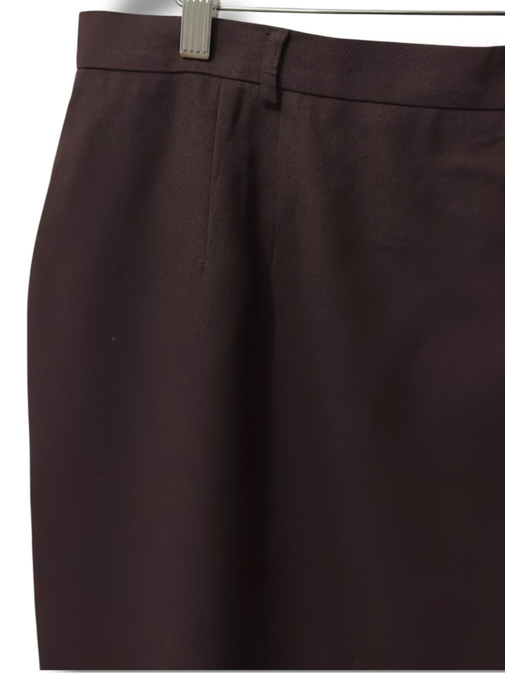 Talbots | NWT 100% Wool Dark Brown Pencil Skirt Classic Workwear (size 20) - Picture 5 of 13